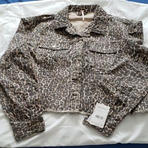 Cheetah animal print jacket